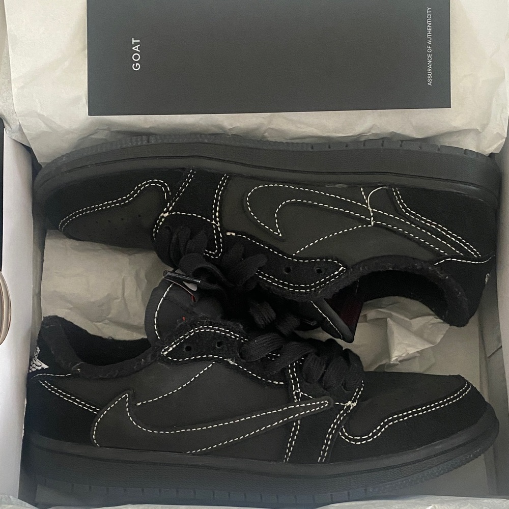 Travis Scott x Air Jordan 1 Retro Low OG SP 'Black Phantom'